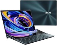 ASUS ZenBook Pro Duo 15 OLED UX582 Laptop, 15.6” 4K Touch Display, Intel Core i9-12900H, 32GB RAM, 2TB SSD, GeForce RTX 3070 Ti, ScreenPad Plus, Windows 11 Pro, Celestial Blue